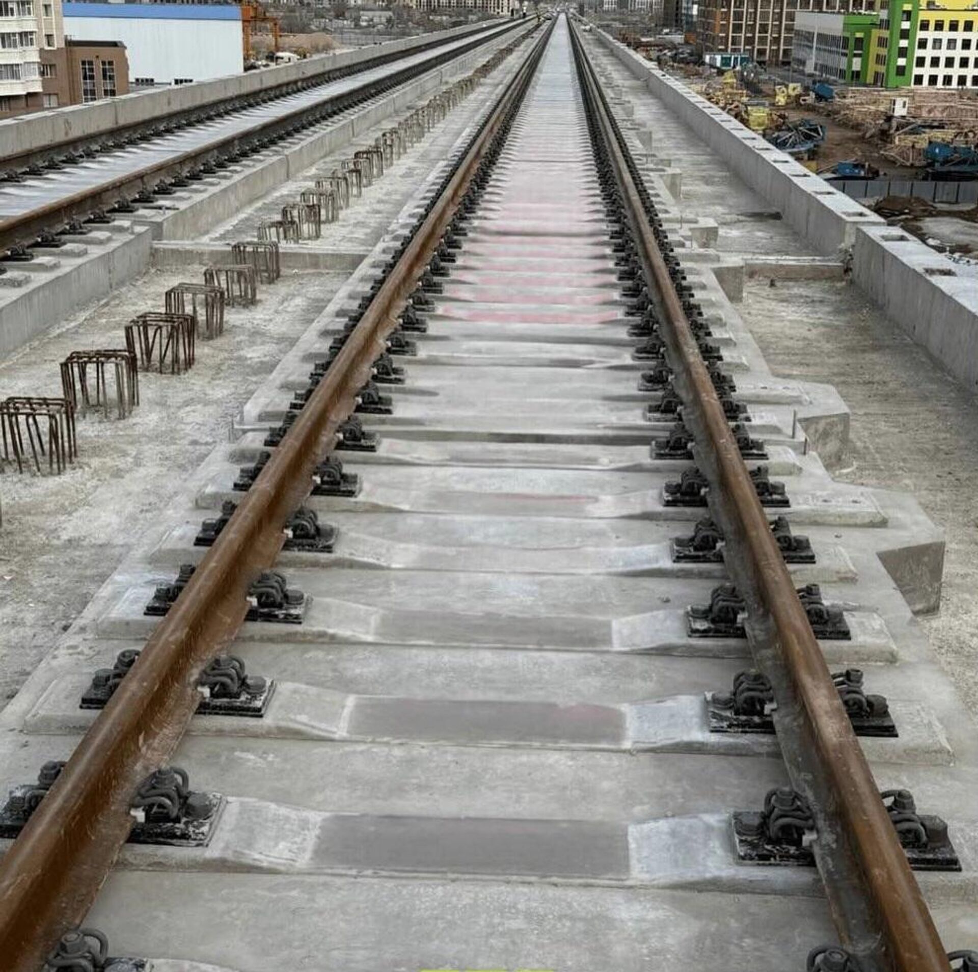 Строительство линии LRT в Астане - Sputnik Казахстан, 1920, 09.09.2025