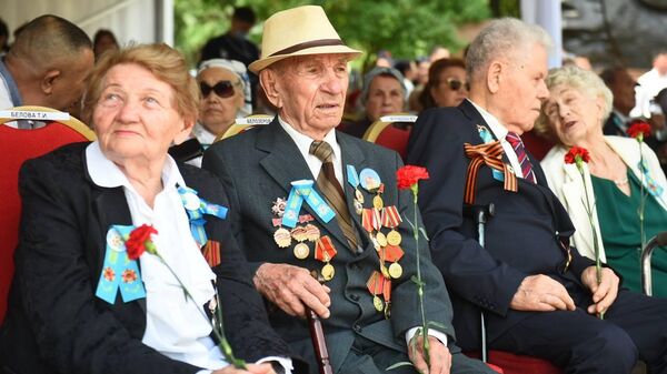 Праздничные мероприятия в День Победы, архивное фото - Sputnik Казахстан