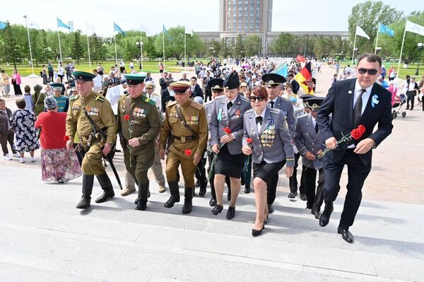 День Победы в Астане День Победы в Астане - Sputnik Казахстан