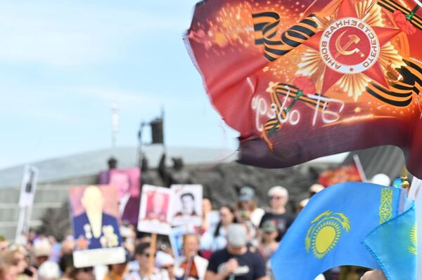 День Победы в Астане День Победы в Астане - Sputnik Казахстан