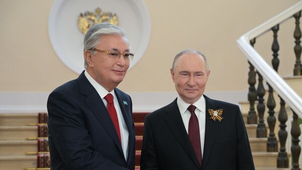 Қасым-Жомарт Тоқаев пен Владимир Путин - Sputnik Қазақстан