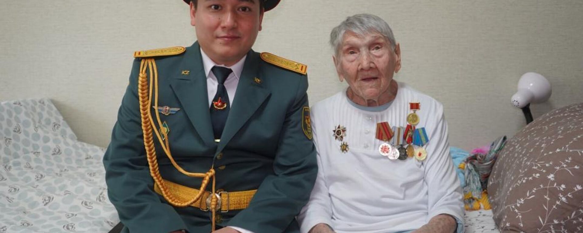 Ветерана Ольгу Савенко поздравили со 102-летием  - Sputnik Казахстан, 1920, 09.05.2025