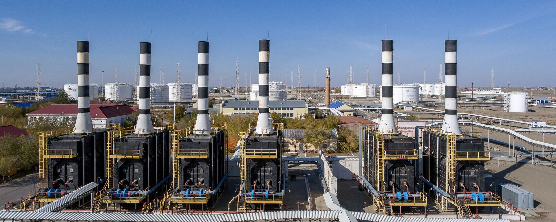 Печи подогрева НПС им. Т. Касымова Атырауского нефтепроводного управления КазТрансОйл - Sputnik Казахстан, 1920, 14.05.2025