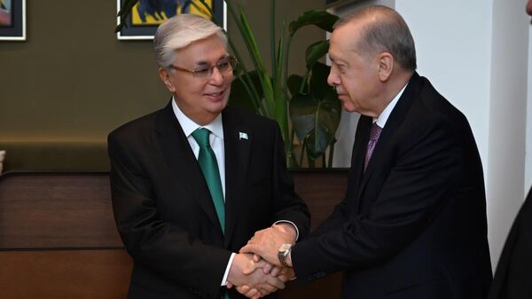 Касым-Жомарт Токаев и Реджеп Тайип Эрдоган, архивное фото - Sputnik Казахстан