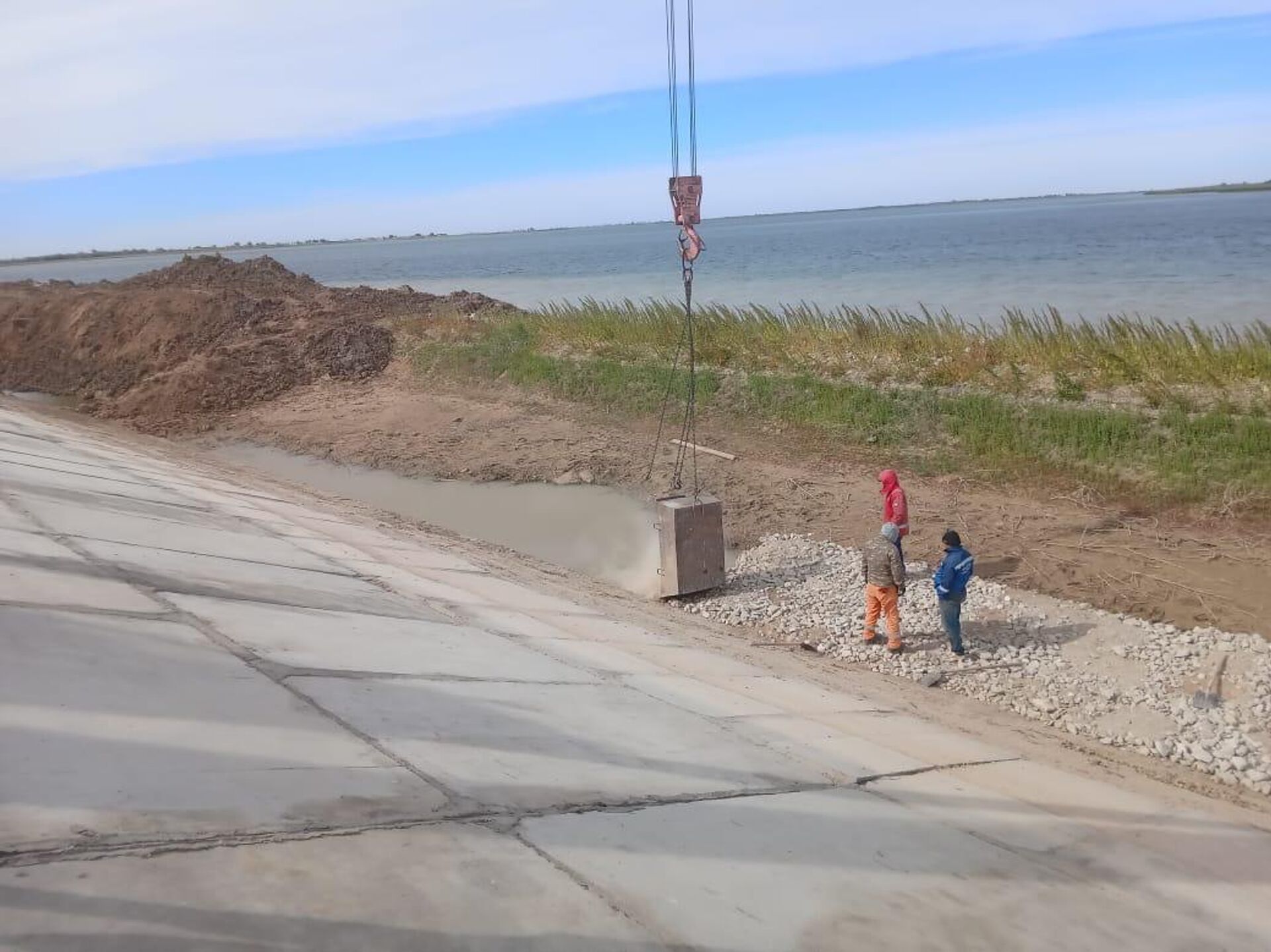 Реконструкция Кировского водохранилища в ЗКО - Sputnik Казахстан, 1920, 28.05.2025