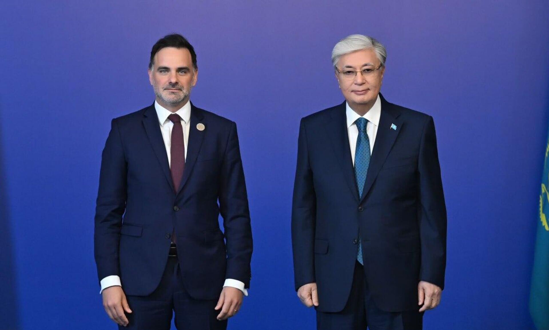 Касым-Жомарт Токаев принял министра-делегата по внешней торговле Франции Лорана Сен-Мартена - Sputnik Казахстан, 1920, 29.05.2025