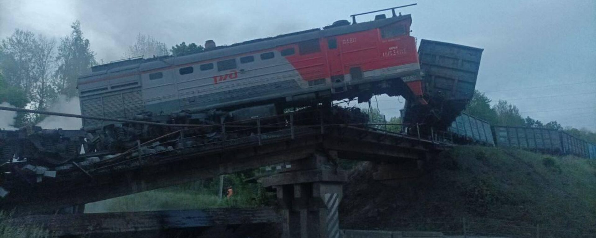 В Курской области обрушился мост - Sputnik Казахстан, 1920, 01.06.2025