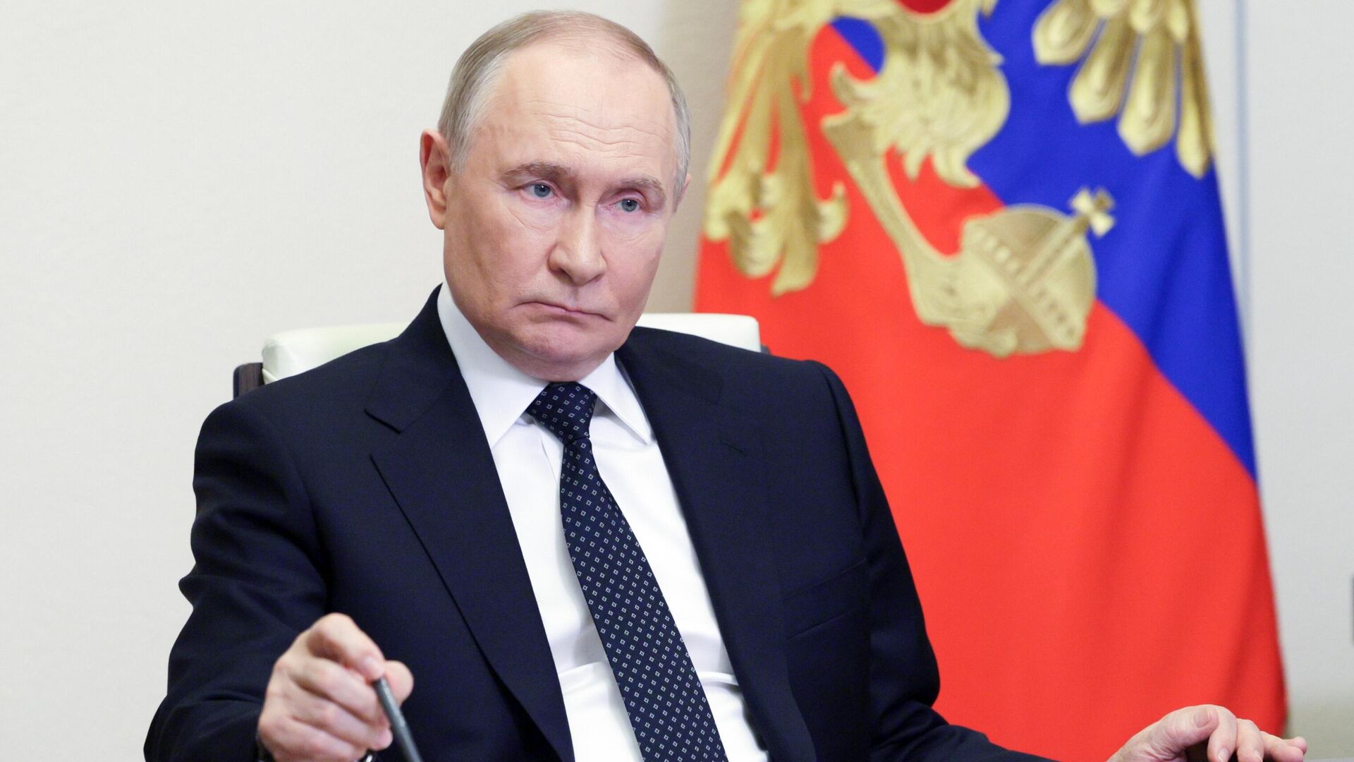 Президент Российской Федерации Владимир Путин Президент Российской Федерации Владимир Путин - Sputnik Казахстан, 1920, 04.06.2025