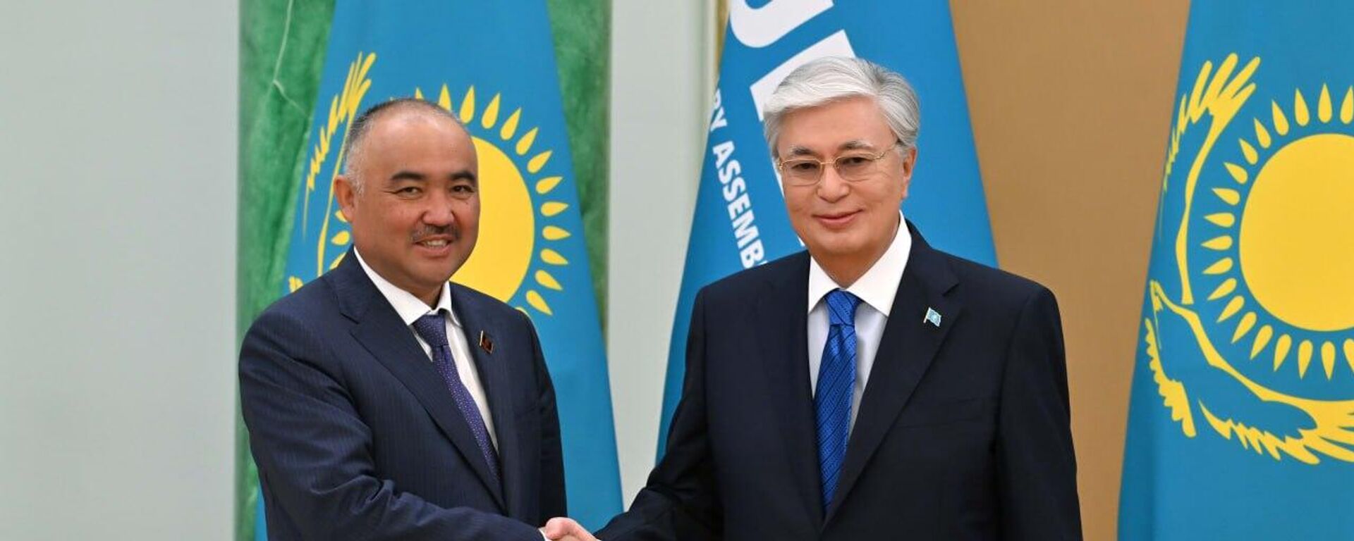 Токаев встретился со спикерами парламентов стран – участниц ТюркПА Токаев встретился со спикерами парламентов стран – участниц ТюркПА - Sputnik Казахстан, 1920, 12.06.2025