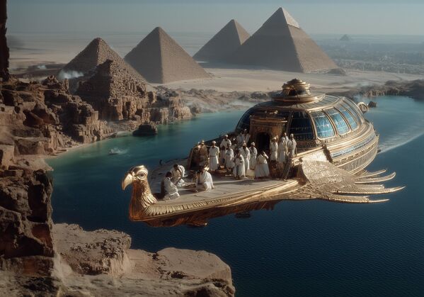 Египетские летающие ладьи Ра - Sputnik Казахстан