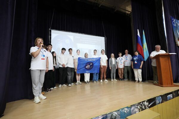 Официальное открытие заключительного этапа международной научно-практической конференции Молодёжь. Техника. Космос в Байконуре - Sputnik Казахстан