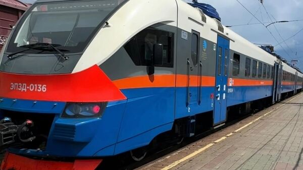 Жаңа электр пойызы - Sputnik Қазақстан