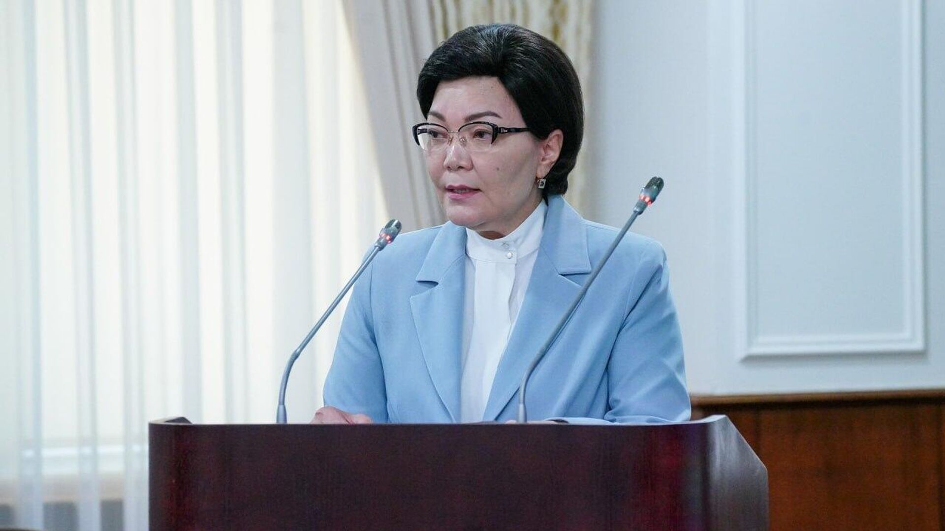 Министр труда и соцзащиты населения Казахстана Светлана Жакупова - Sputnik Казахстан, 1920, 22.07.2025