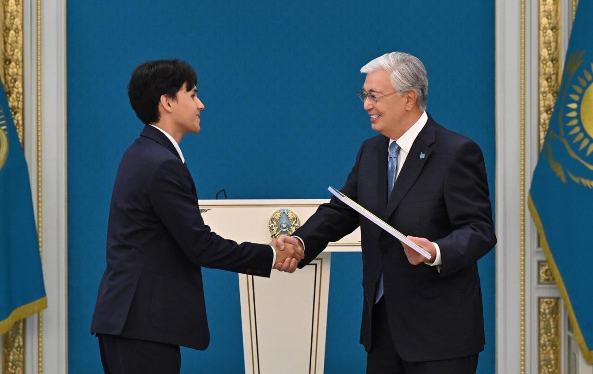 Қасым-Жомарт Тоқаев халықаралық пән олимпиадалары жеңімпаздары мен жүлдегерлерін марапаттады - Sputnik Қазақстан, 1920, 11.08.2025