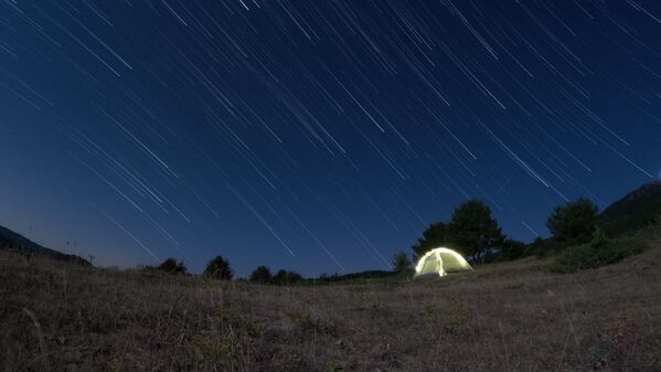 Метеорный поток Персеиды над Турцией. - Sputnik Казахстан