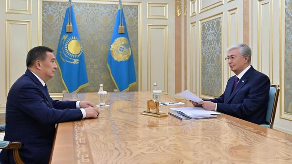 Мемлекет басшысы Ақмола облысының әкімі Марат Ахметжановты қабылдады - Sputnik Қазақстан