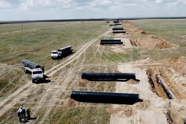 Ремонт газопровода САЦ  - Sputnik Казахстан