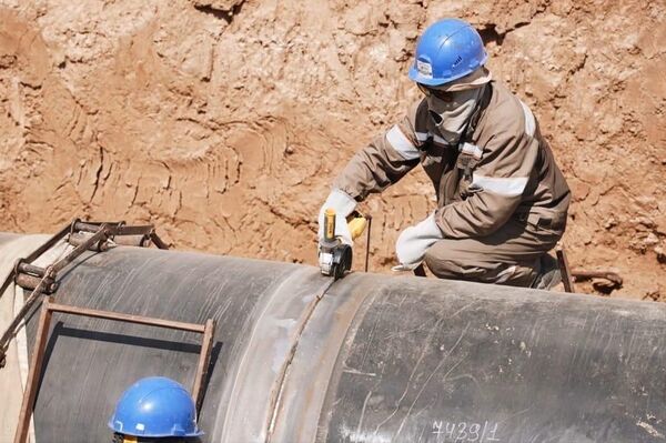 Ремонт газопровода САЦ  - Sputnik Казахстан