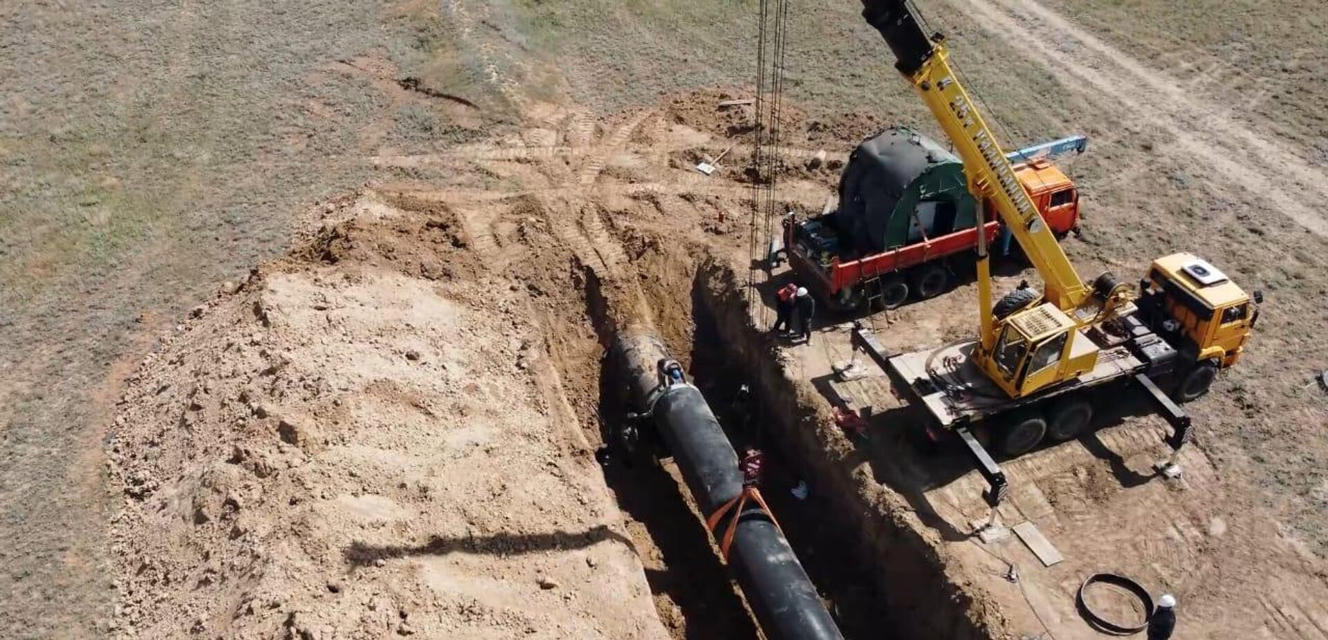 Ремонт газопровода САЦ  - Sputnik Казахстан, 1920, 22.08.2025