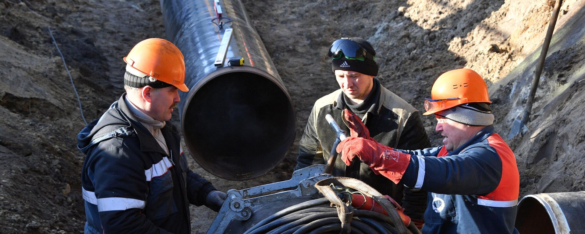Ремонт нефтепровода Дружба в Гомельской области, архивное фото - Sputnik Казахстан, 1920, 27.04.2026