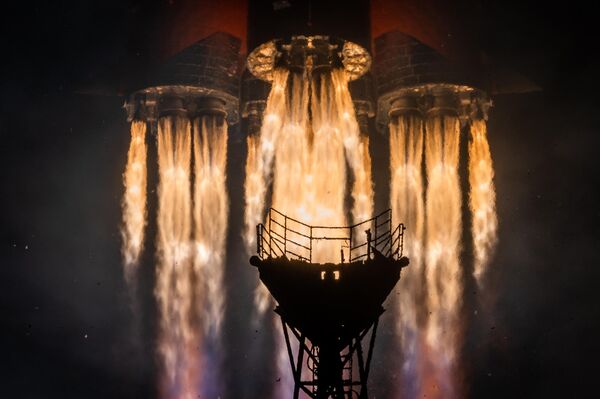 Запуск ракеты-носителя Союз-2-1б с космическим аппаратом Бион-М с космодрома Байконур - Sputnik Казахстан