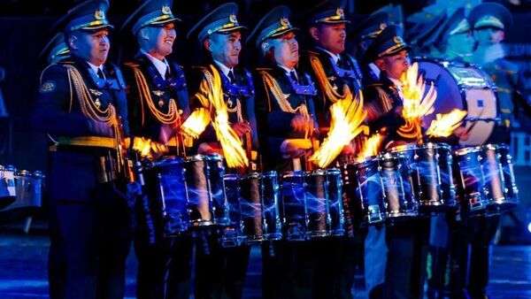 Творческий коллектив Вооруженных сил Казахстана выступил на Красной площади в Москве  - Sputnik Казахстан