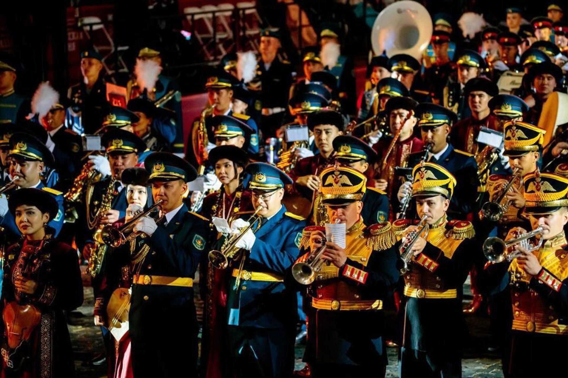 Творческий коллектив Вооруженных сил Казахстана выступил на Красной площади в Москве - Sputnik Казахстан, 1920, 23.08.2025