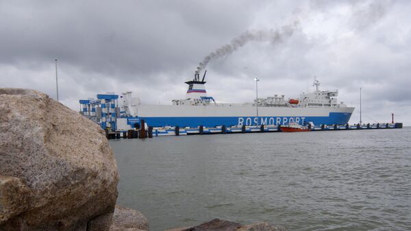 Морской порт Усть-Луга в Ленинградской области - Sputnik Қазақстан