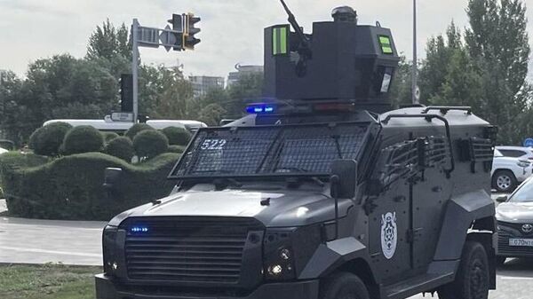 Бронетехника на улицах Астаны, архивное фото  - Sputnik Казахстан