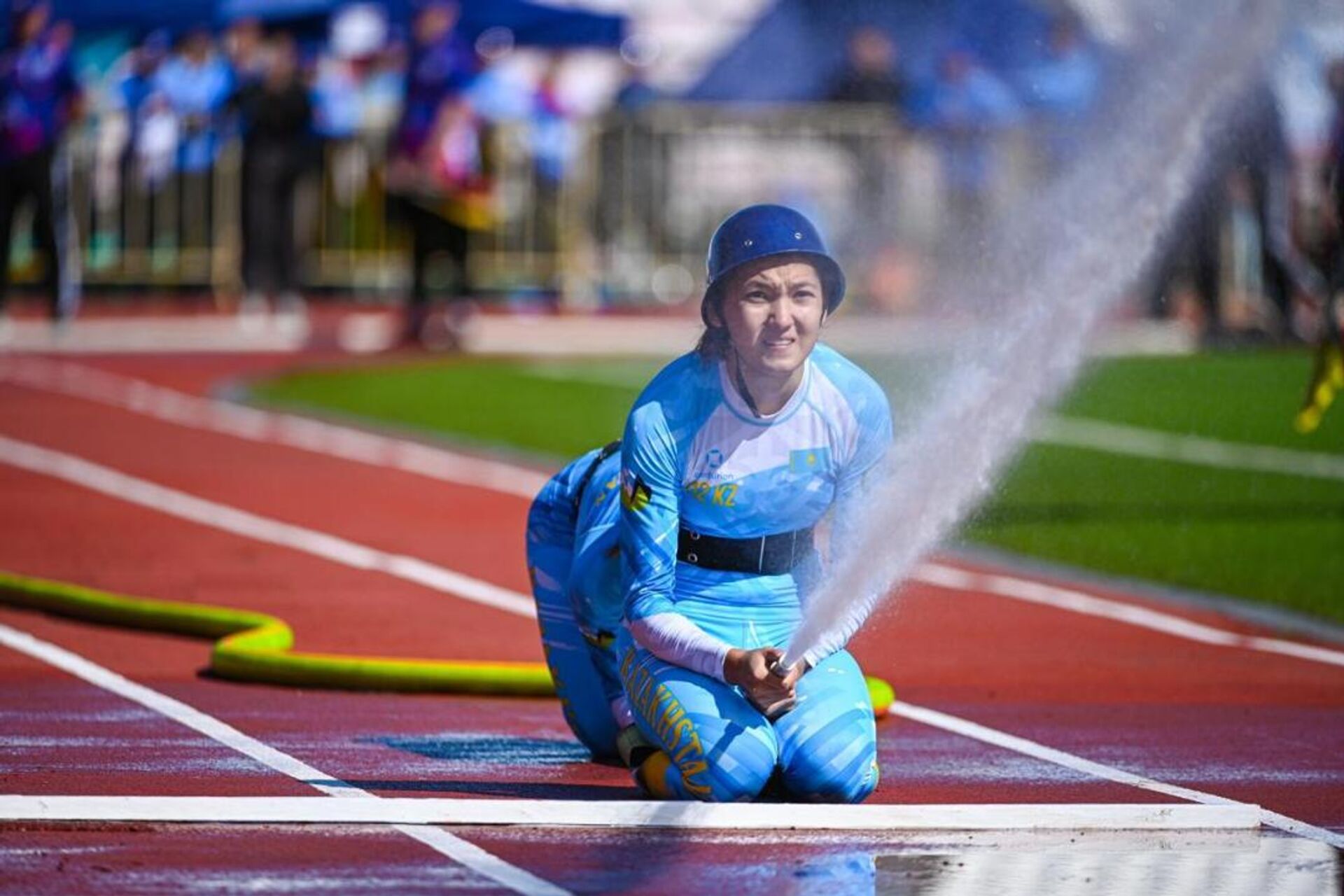 Казахстанцы на Чемпионате мира по пожарно-спасательному спорту в Саранске - Sputnik Казахстан, 1920, 28.08.2025