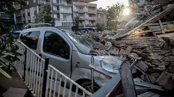 Последствия землетрясения в турецком Балыкесире - Sputnik Қазақстан