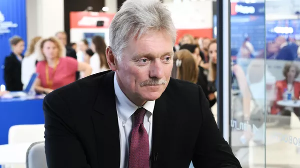 Пресс-секретарь президента РФ Дмитрий Песков на ВЭФ-2025 - Sputnik Қазақстан