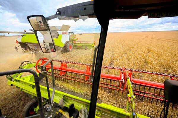 Токаев ознакомился с ходом уборочной кампании в Акмолинской области - Sputnik Казахстан