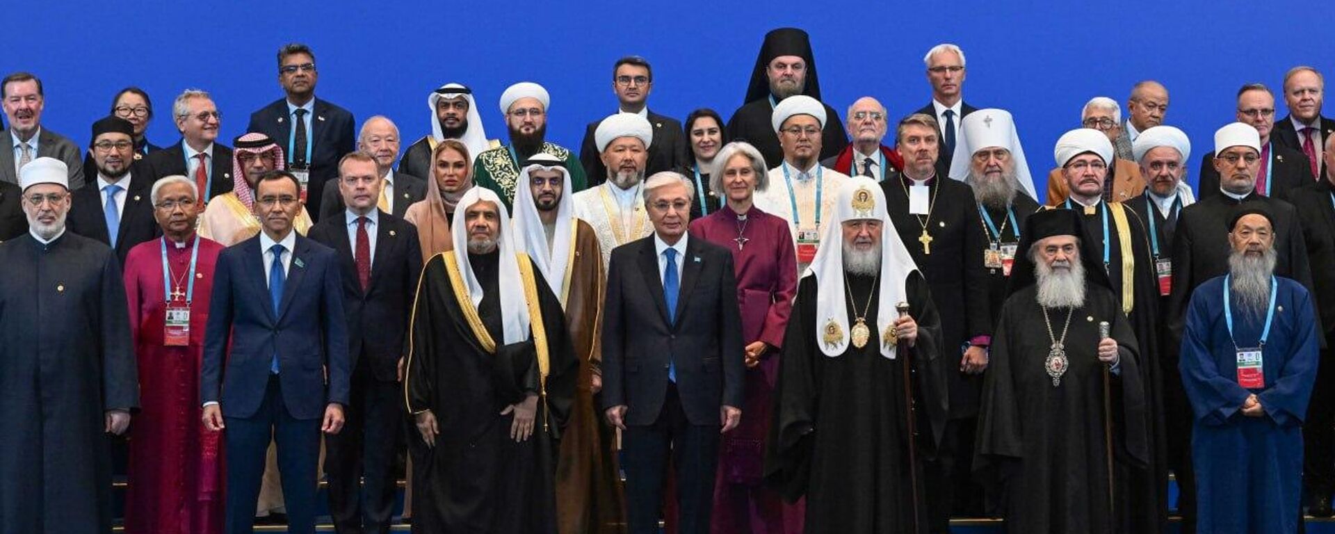 В Астане проходит VIII Cъезд лидеров мировых и традиционных религий В Астане проходит VIII Cъезд лидеров мировых и традиционных религий - Sputnik Казахстан, 1920, 17.09.2025