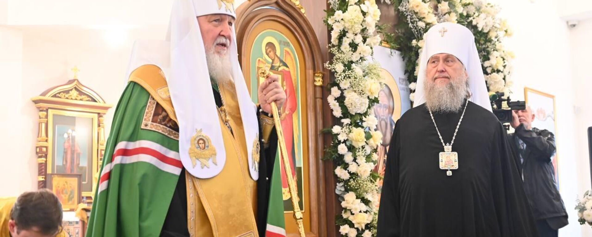 Патриарх Кирилл посетил новый храмовый комплексе в Астане - Sputnik Казахстан, 1920, 18.09.2025