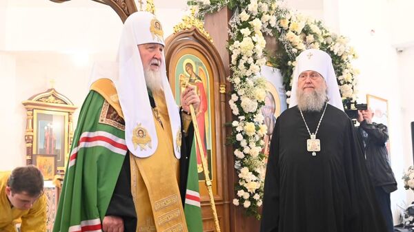 Патриарх Кирилл посетил новый храмовый комплексе в Астане - Sputnik Казахстан