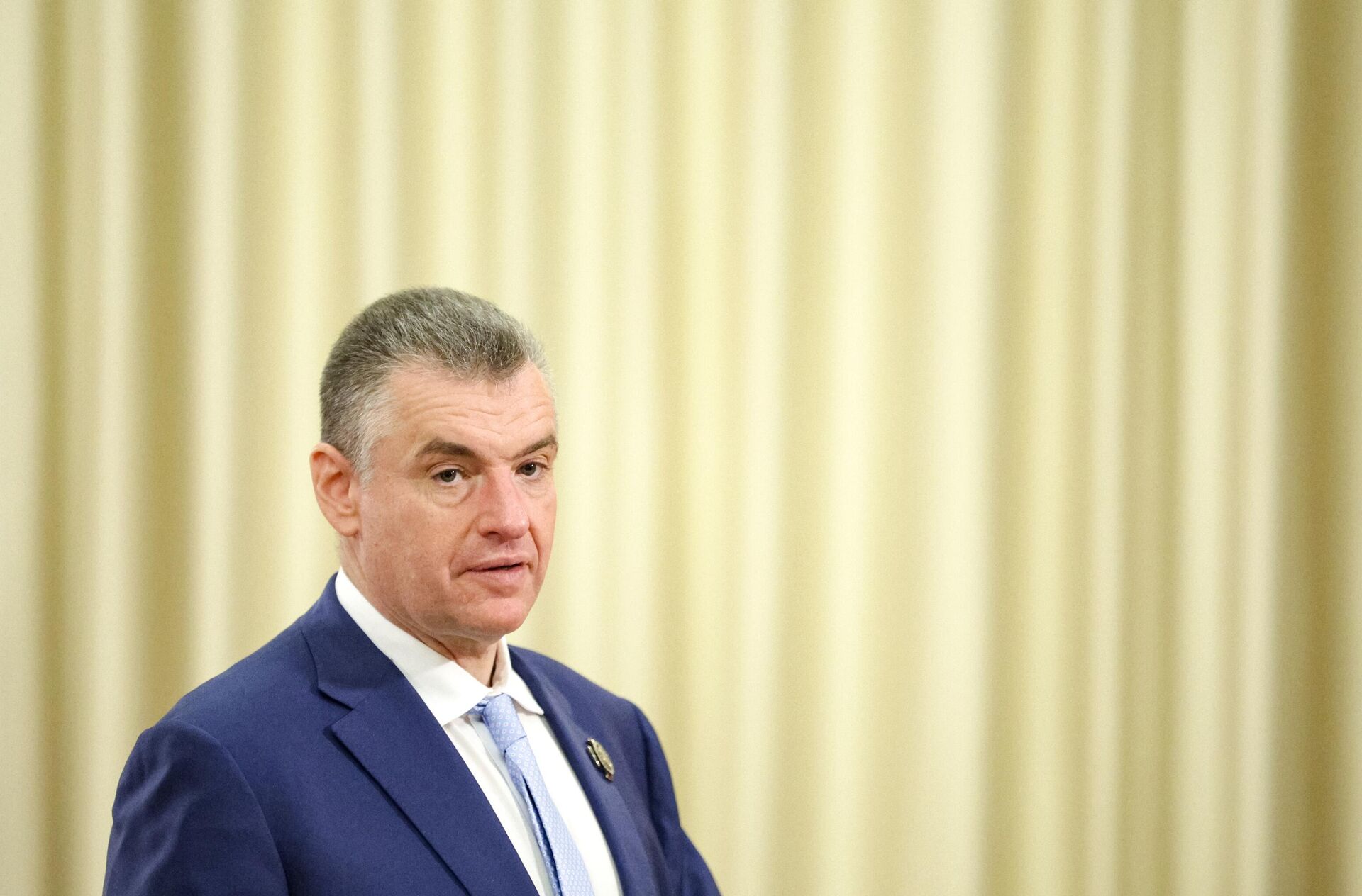Руководитель фракции ЛДПР, председатель комитета Госдумы РФ по международным делам Леонид Слуцкий - Sputnik Казахстан, 1920, 19.09.2025