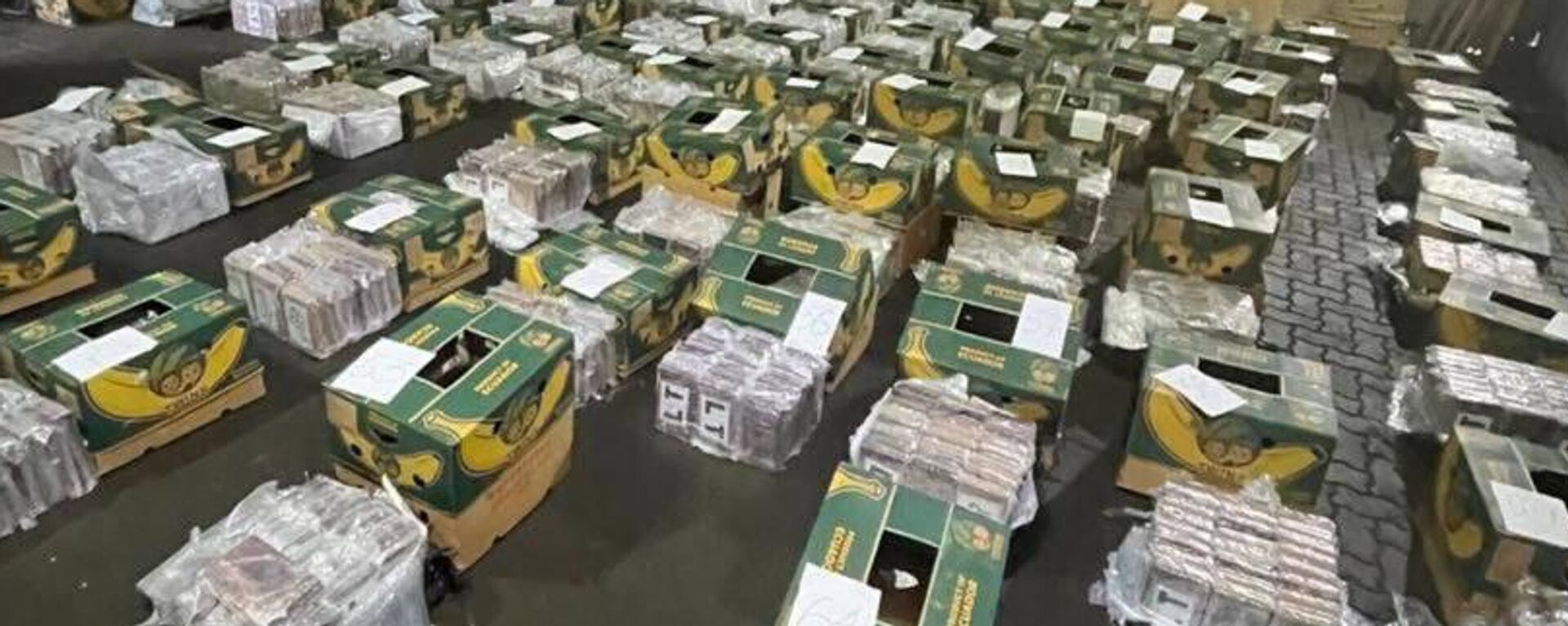 Сотрудники ФТС России и ФСБ России задержали 1,5 тонны кокаина, ввезенного из Эквадора - Sputnik Казахстан, 1920, 19.09.2025