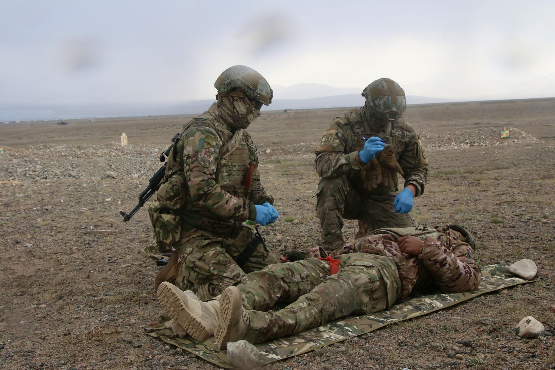 Российские военные на учениях ОДКБ Рубеж-2025 в Кыргызстане - Sputnik Қазақстан, 1920, 20.09.2025