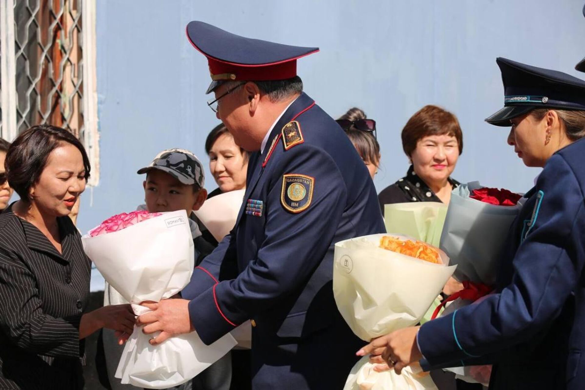 Мурал в память о погибших при исполнении полицейских открыт в Усть-Каменогорске - Sputnik Казахстан, 1920, 20.09.2025