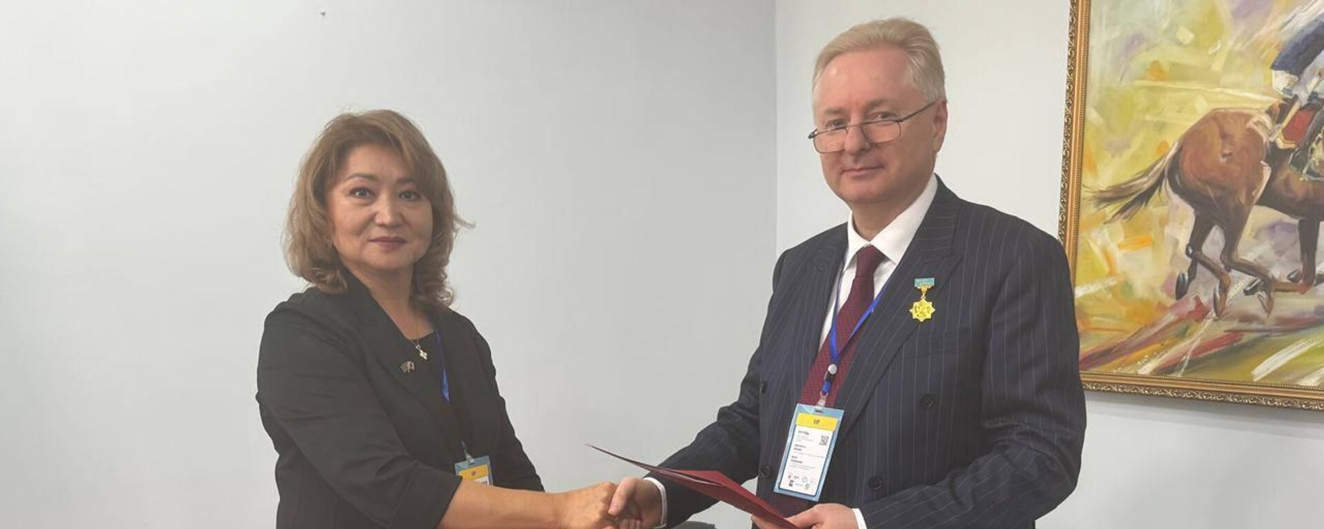 Меморандум подписан между Национальной Медицинской Ассоциацией Республики Казахстан и Союзом медицинского сообщества Национальная Медицинская Палата Российской Федерации Меморандум подписан между Национальной Медицинской Ассоциацией Республики Казахстан и Союзом медицинского сообщества Национальная Медицинская Палата Российской Федерации - Sputnik Казахстан, 1920, 22.09.2025