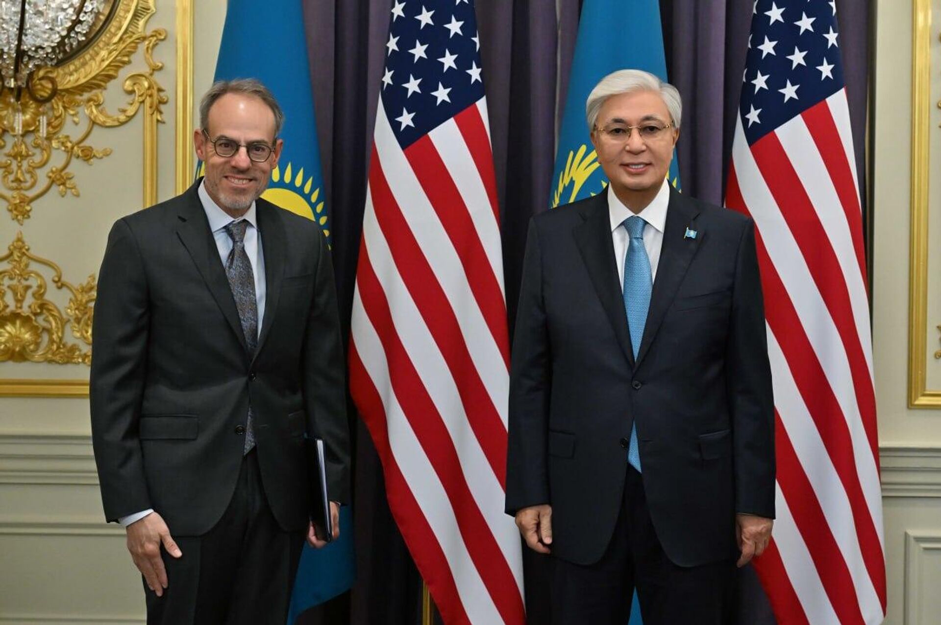 Президент Amazon компаниясының аға вице-президенті Дэвид Запольскиді қабылдады - Sputnik Қазақстан, 1920, 22.09.2025