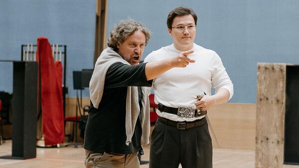 Репетиции оперы Риголетто в театре Астана Опера - Sputnik Казахстан