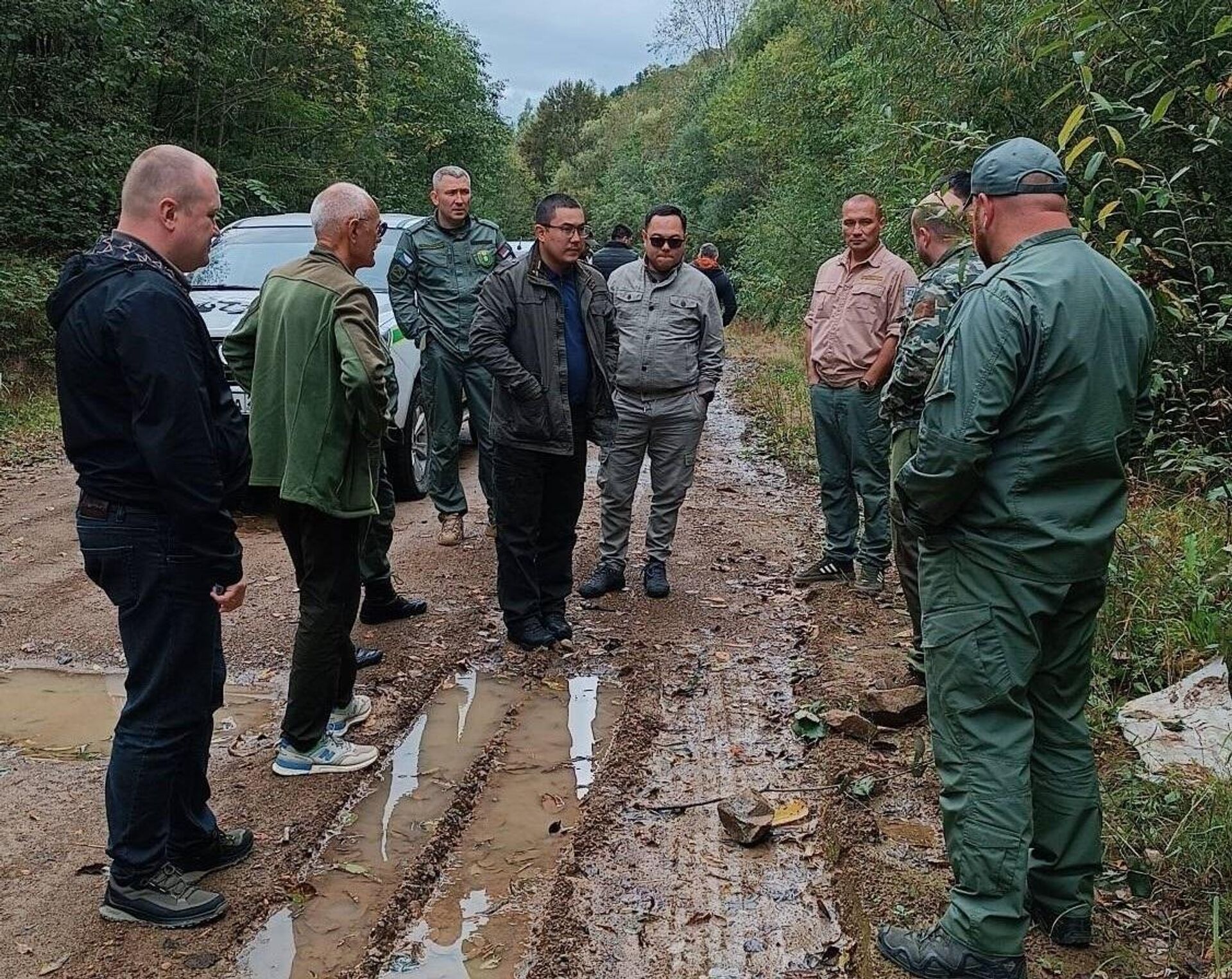 Участники Рабочей группы посетили территории в Хабаровском крае, где были замечены тигры - Sputnik Казахстан, 1920, 26.09.2025