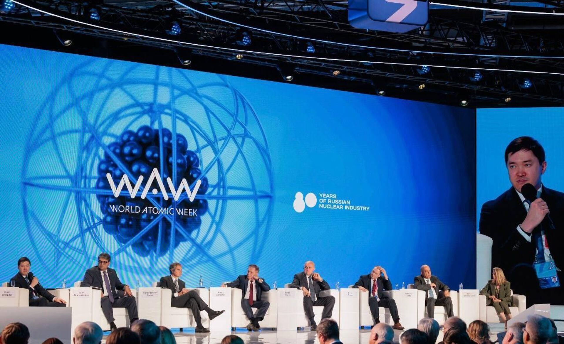 Гендиректор ТОО “КАЭС” Ернат Бердигулов выступил на сессии Мировой атомной недели в Москве  - Sputnik Казахстан, 1920, 27.09.2025