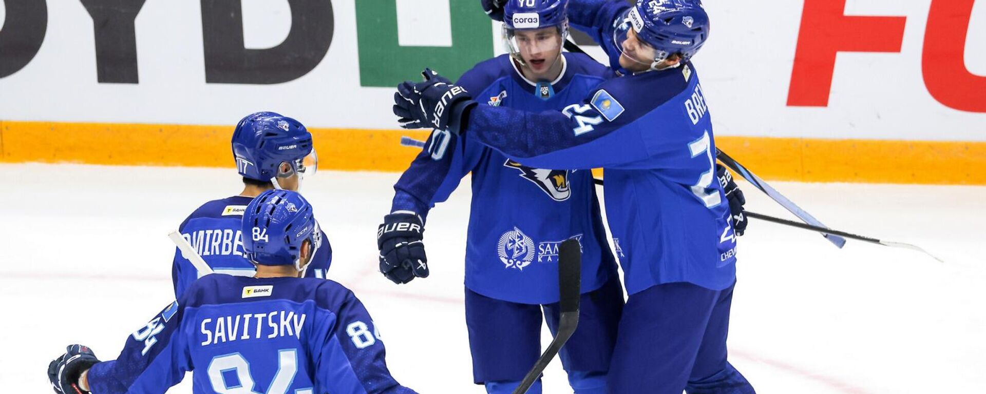 Фрагмент матча Барыс - Сибирь - Sputnik Казахстан, 1920, 28.09.2025