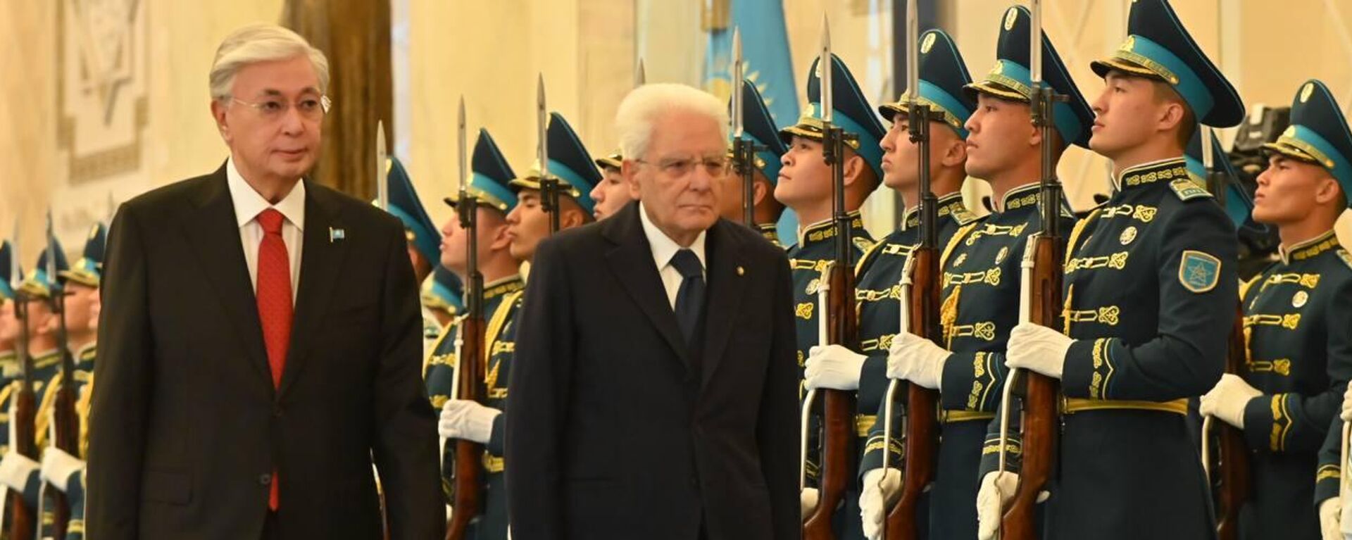 Касым-Жомарт Токаев и Серджо Матарелла - Sputnik Казахстан, 1920, 29.09.2025