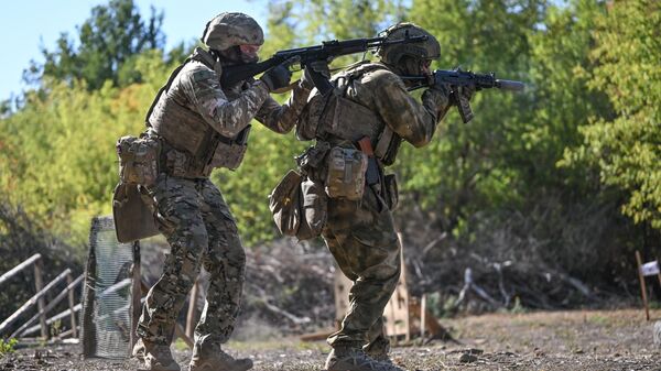 Батальон имени Максима Кривоноса в зоне СВО - Sputnik Казахстан