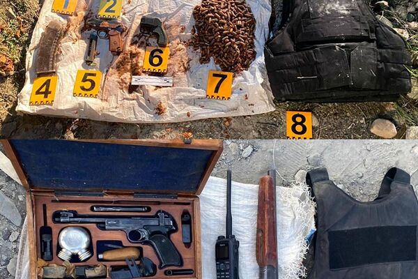 Найденное и изъятое сотрудниками КНБ оружие в регионах Казахстана  - Sputnik Казахстан