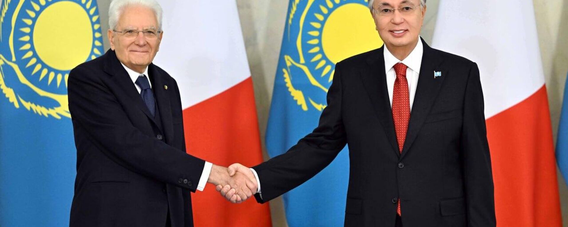 Қасым-Жомарт Тоқаев пен Серджо Маттарелла - Sputnik Қазақстан, 1920, 29.09.2025